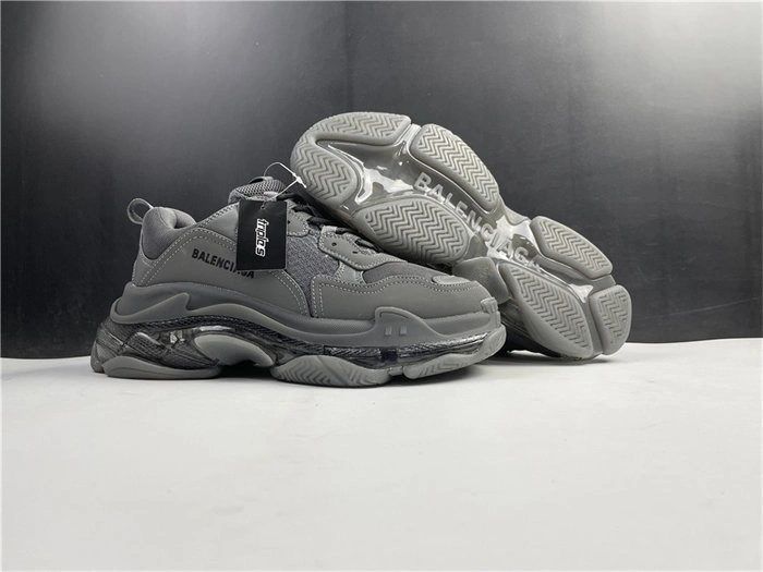 SmartChoice BLCG Triple S Clear Sole Dark Grey 541624 W2GA1 4502