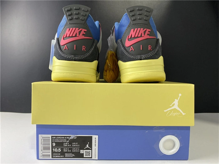 Jordan 4 Retro Union Off Noir DC9533- ModernLook 3872
