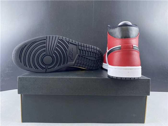 Jordan1 Mid Chicago Toe 554724- Upgraded 3776