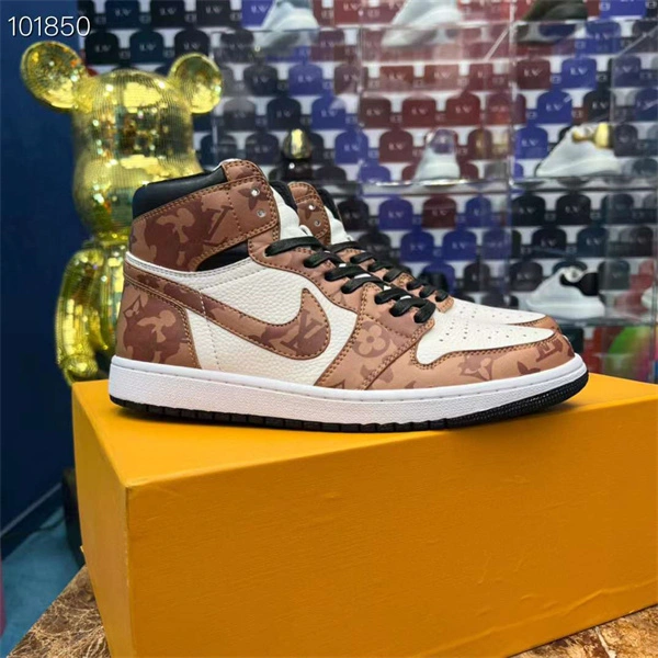 LV x OFF-WHITE x Nike Air Jordan EyeCatching 1977