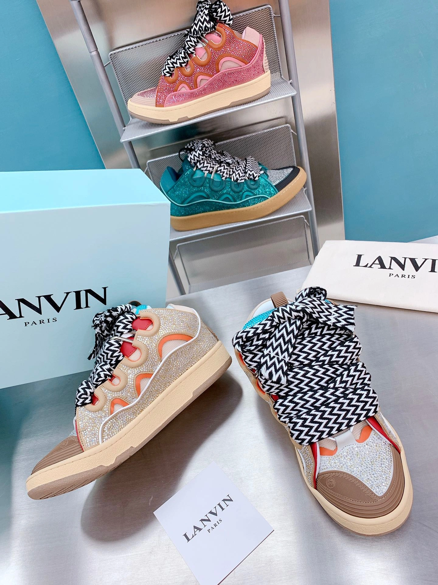 Lanvon Curb Sneaker Elegant 876
