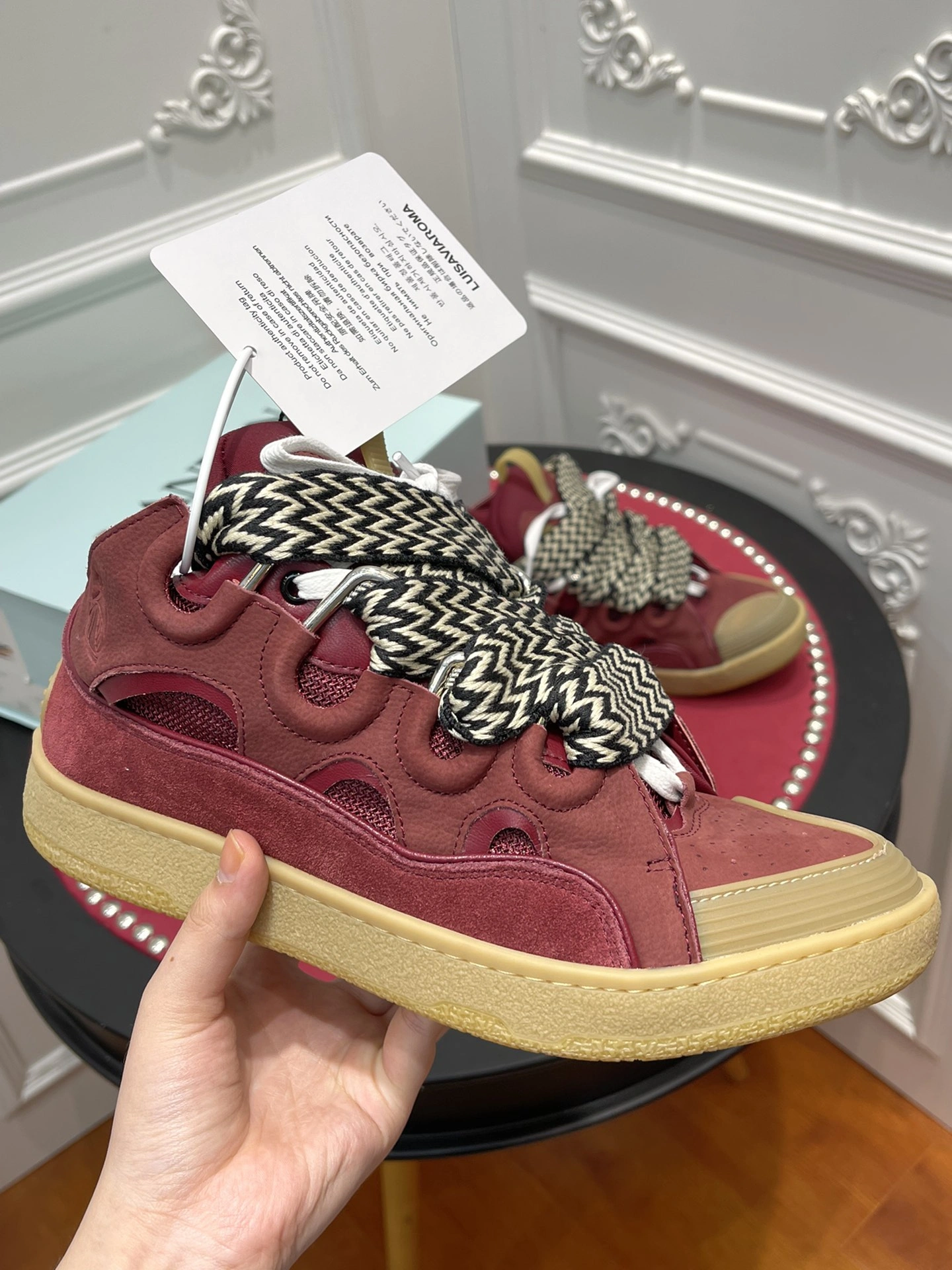 Lanvon Curb Sneaker FW-SKDK02-DRA2-A Modern 826