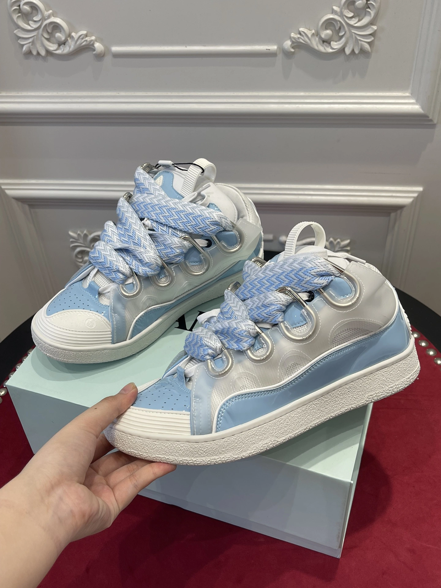 SmoothTexture Lanvon Curb Sneaker FW-SKDK02-GLOS-A 821