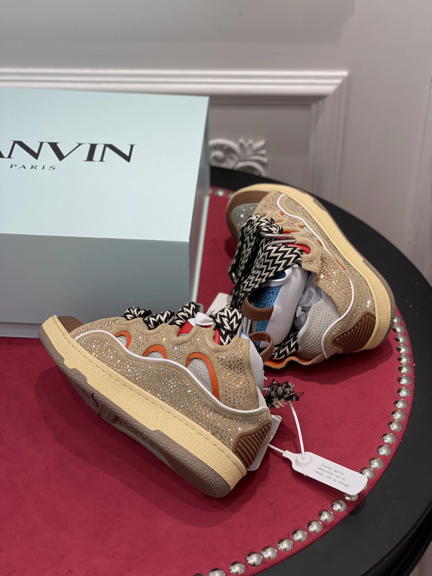 Sporty Lanvon Leather Curb FM-SKRK11-STRA-H 834