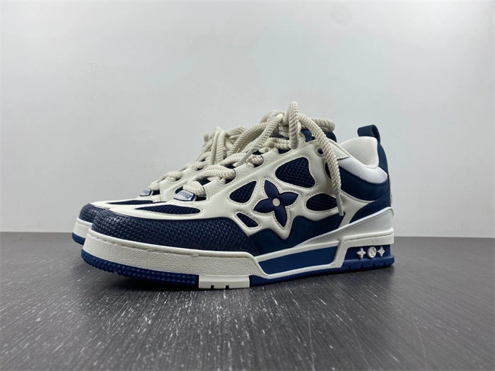 Luis Vitton LV Skate Sneaker Marine White 1AARRL FastDry 2139