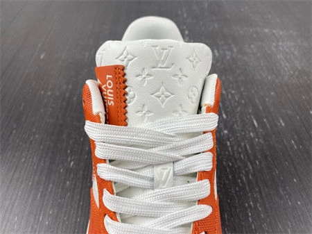 ZipUp Luis Vitton Nike Air Force 1 Low By Virgil Abloh White Orange 5140