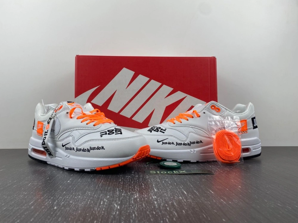 EyeCatching Nike Air Max 1Just Do It Pack White AO1021- 5176