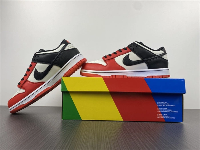 Durable Nike Dunk Low EMB NBA 75th Anniversary Chicago DD3363- 4782