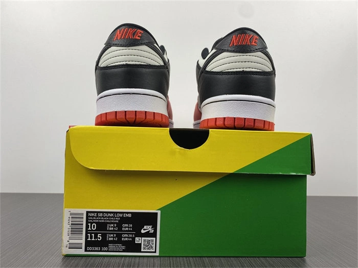 Durable Nike Dunk Low EMB NBA 75th Anniversary Chicago DD3363- 4782