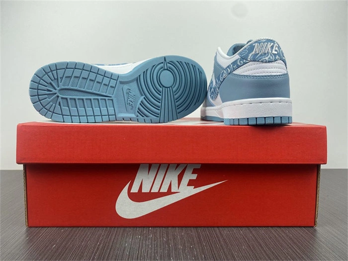 Nike Dunk Low Essential Paisley Pack Worn Blue DH4401- Sleek 4764