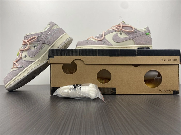 QuickDry Nike Dunk Low Off-White Lot 12 DJ0950- 5046