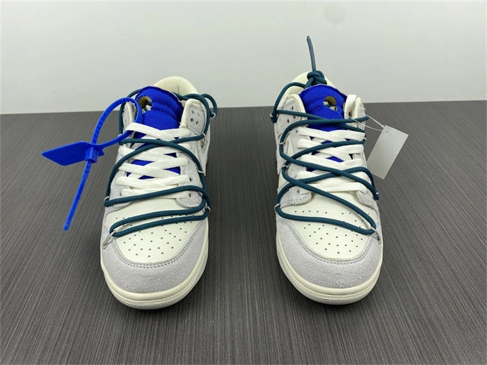 Tailored Nike Dunk Low Off-White Lot 16 DJ0950- 5058