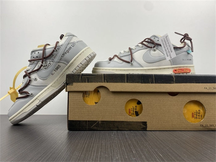 TimelessDesign Nike Dunk Low Off-White Lot 46 DM1602- 5069