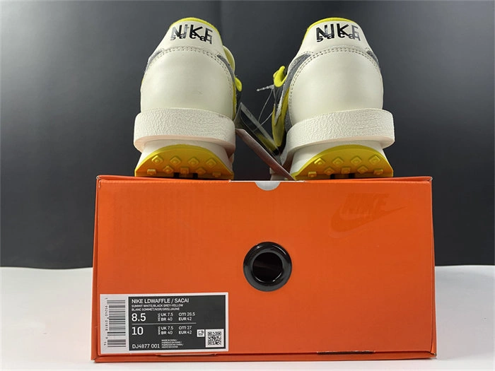 Nike LD Waffle sacai Undercover Black  Citron Comfortable 5228