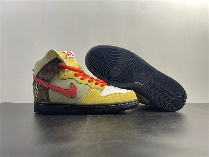 Lightweight Nike SB Dunk High Color Skates Kebab and Destroy CZ2205- 4858