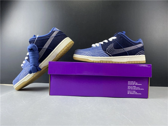 WeatherProof Nike SB Dunk Low Denim Sashiko CV0316- 4887