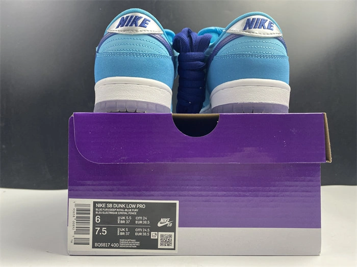 Fashionable Nike SB Dunk Low Pro Blue Fury BQ6817- 4912