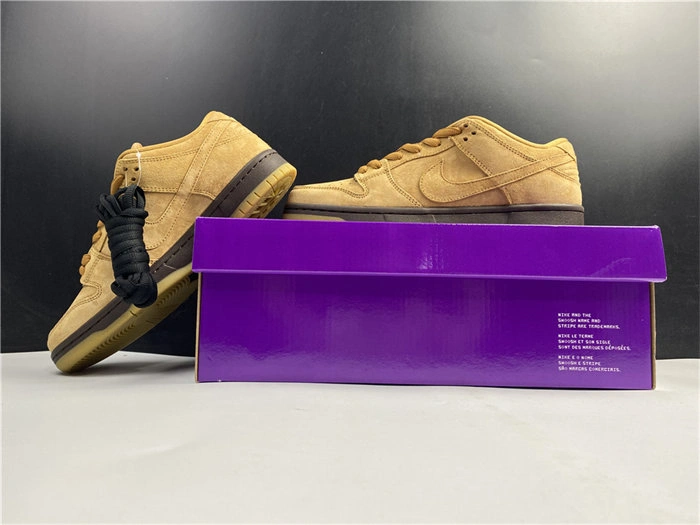 Sophisticated Nike SB Dunk Low Wheat BQ6817- 4913
