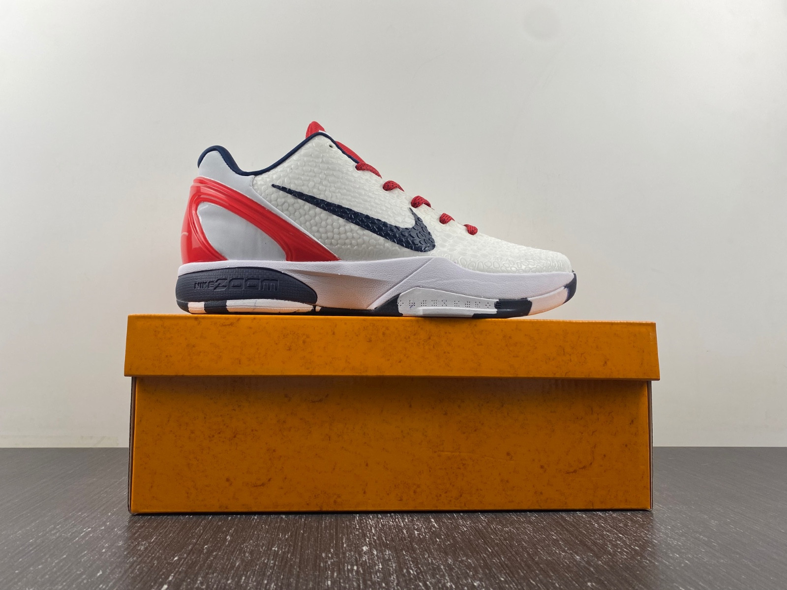 Nike Kobe 6 Protro "Team USA" PE Home White CW2190-146
