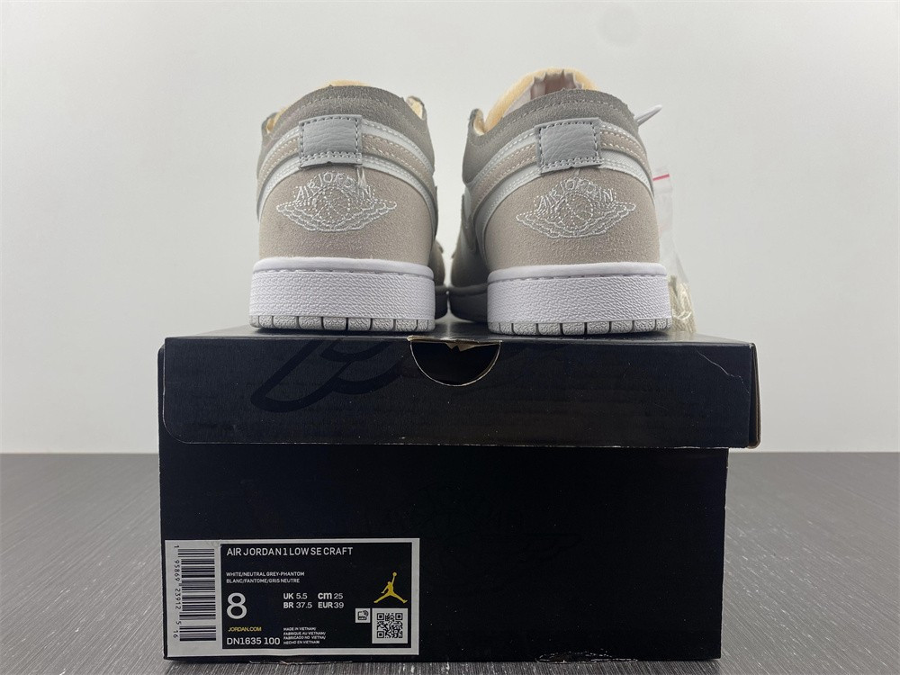 air jordan 1 low inside out white phanT0m dn1635-100