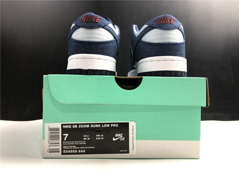 NIKE SB DUNK LOW BINARY BLUE 854866-444