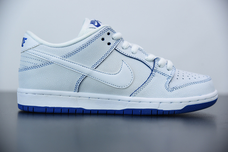 nike sb dunk low preM1vm white game royal cj6884-100