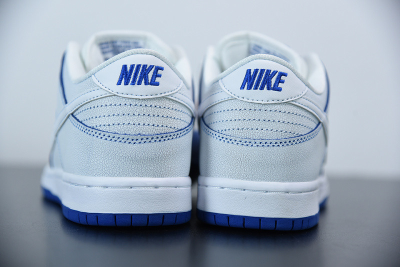 nike sb dunk low preM1vm white game royal cj6884-100