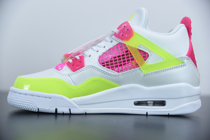 AIR JORDAN 4 GIRLS LEMON VENOM PINK BLAST CV7808-100