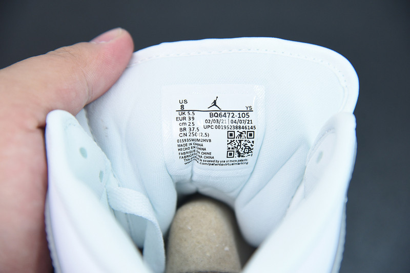 AIR JORDAN 1 MID GREY BLUE BQ6472-105