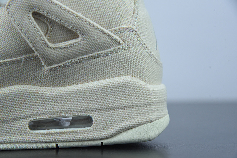 AIR JORDAN 4 CANVAS SAIL CEMENT GREY DQ4909-100