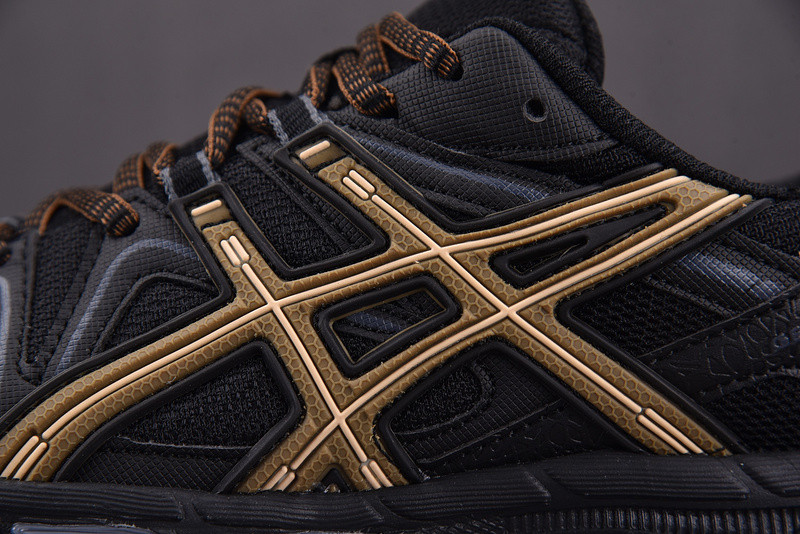 As1cs gel‑kahana 8 retro wear‑resistant trail black brown 
