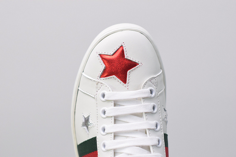 G*u*i ace embroidered low-top sneaker