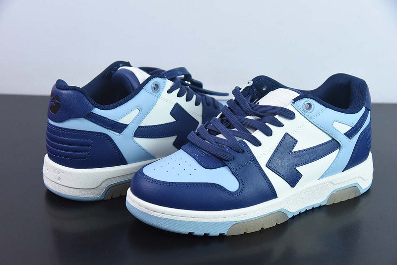 OF™ C/O VIRGIL ABLOH OUT OF OFFICE LOW-TOP LEATHER SNEAKERS ‘OOO“