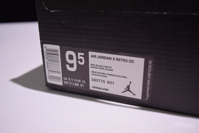 AIR JORDAN 3 RETRO 88 580775-601