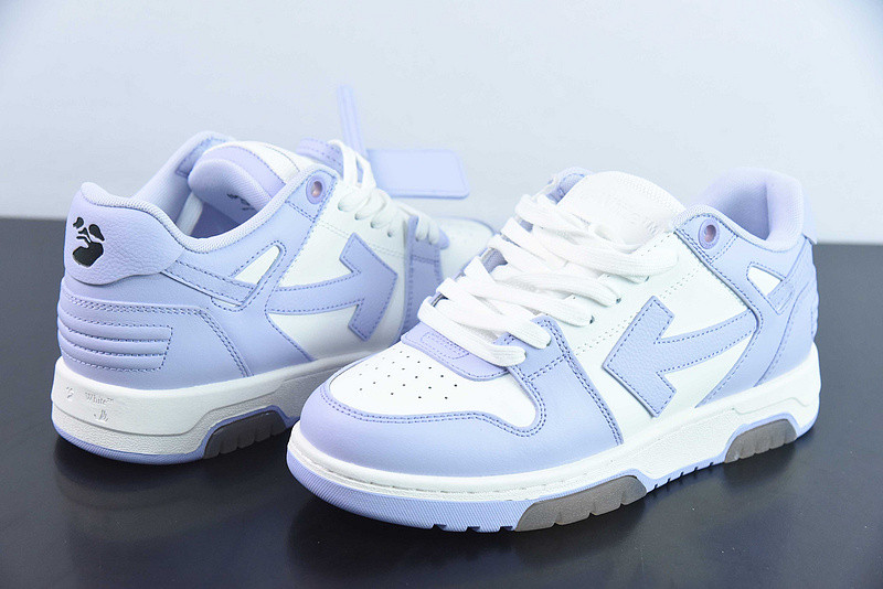 OF™ C/O VIRGIL ABLOH OUT OF OFFICE LOW-TOP LEATHER SNEAKERS ‘OOO“