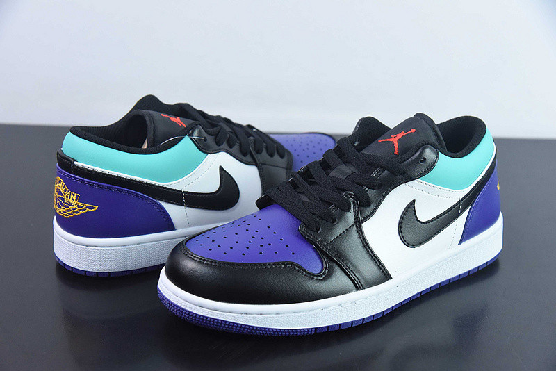 Air Jordan 1 Low Court Purple Tropical Twist 553558-154