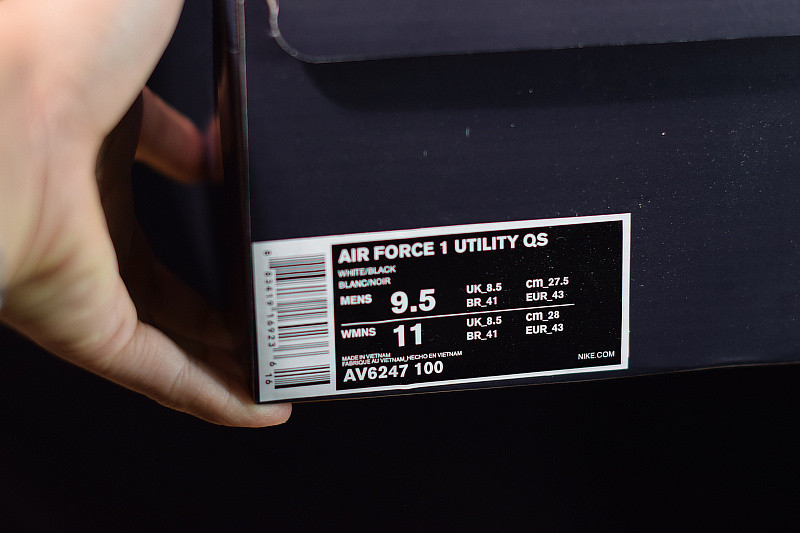 NIKE AIR FORCE 1 UTILITY QS AV6247-100