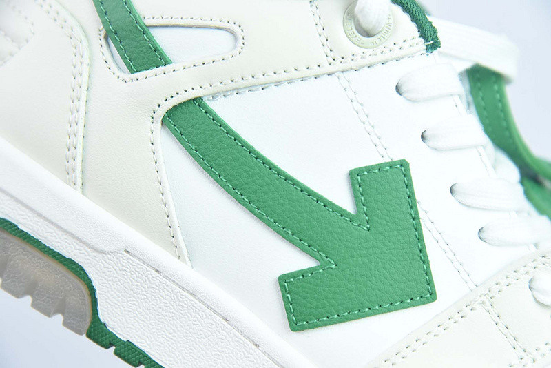 OF™ C/O VIRGIL ABLOH OUT OF OFFICE LOW-TOP LEATHER SNEAKERS ‘OOO“