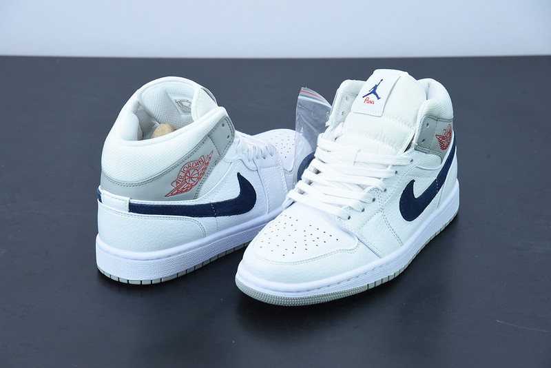 AIR JORDAN 1 MID PARIS WHITE DR8038-100