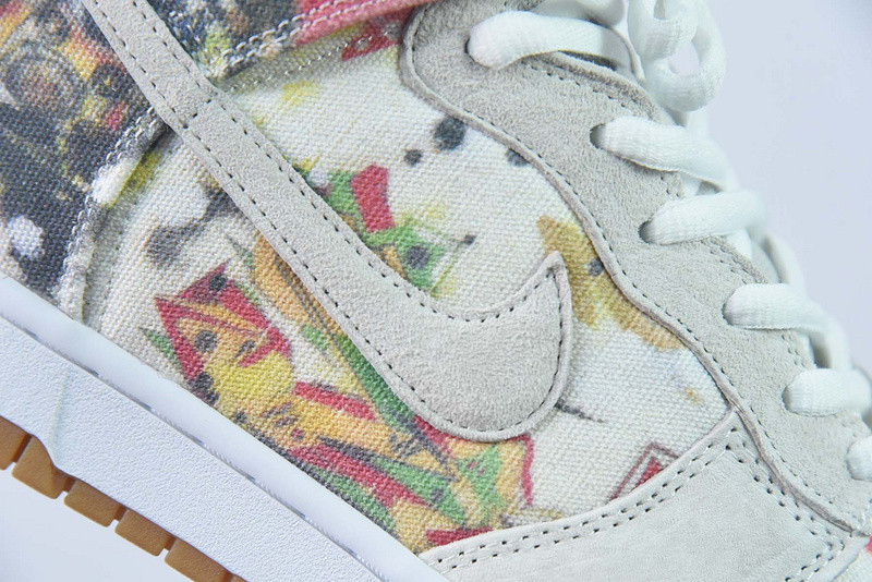 Svp*me x nike sb dunk high rammellzee fd8779-100