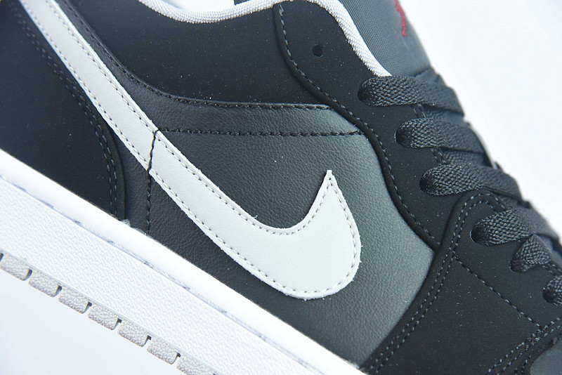 Air Jordan 1 Low Black Wolf Grey 553558-032