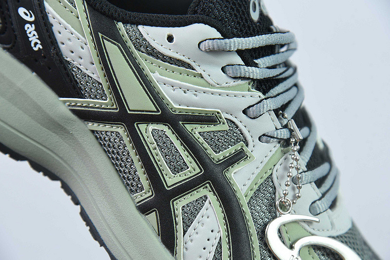 As1cs jog 100 s lightweight low tops non-slip gray green 1201a715-020