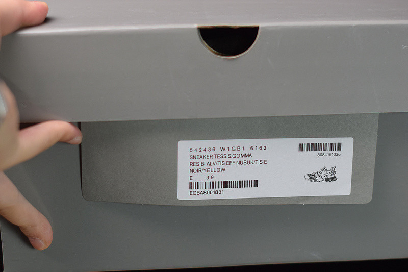 BC SNEAKER TESS.S.GOMMA MAILLE WHITE/ORANGE 542436 W1GB1 6162
