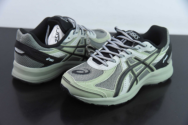 As1cs jog 100 s lightweight low tops non-slip gray green 1201a715-020