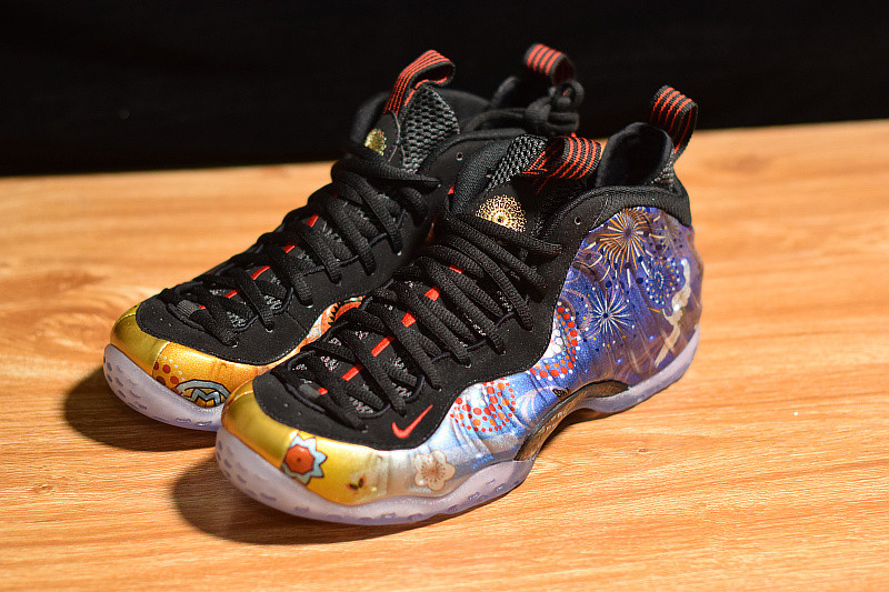 NIKE AIR FOAMPOSITE ONE LNY QS "LUNAR NEW YEAR 2018" AO7541-006