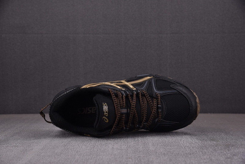 As1cs gel‑kahana 8 retro wear‑resistant trail black brown 