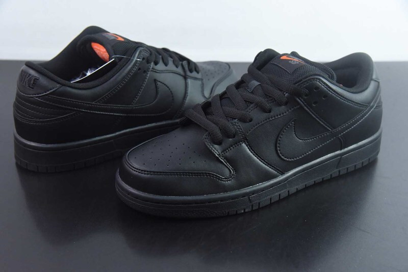 Nike SB Dunk Low Pro ISO Triple Black FJ1674-001