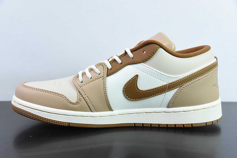 air jordan 1 low preM1vm "tan/brown" hf5753-221