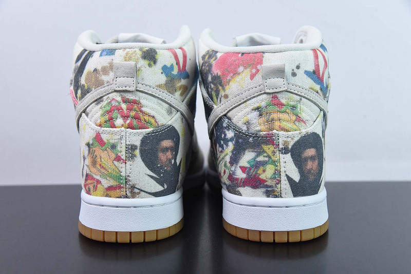 Svp*me x nike sb dunk high rammellzee fd8779-100