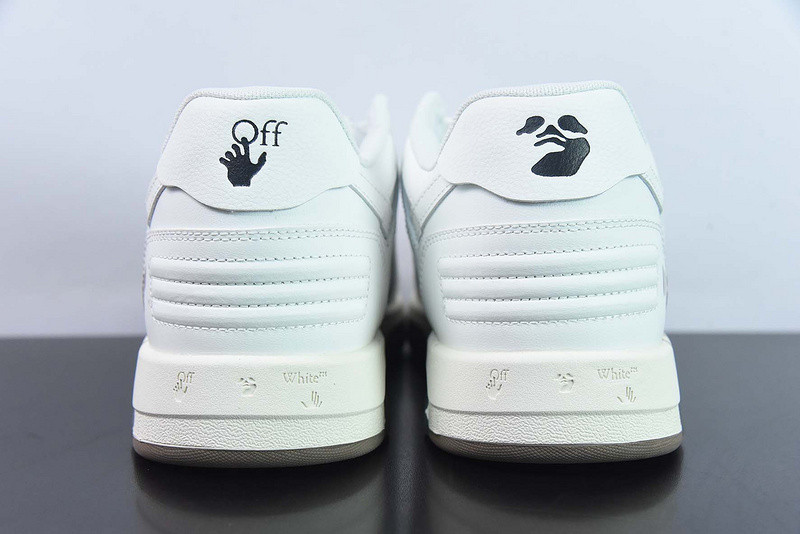 OF™ C/O VIRGIL ABLOH OUT OF OFFICE LOW-TOP LEATHER SNEAKERS ‘OOO“